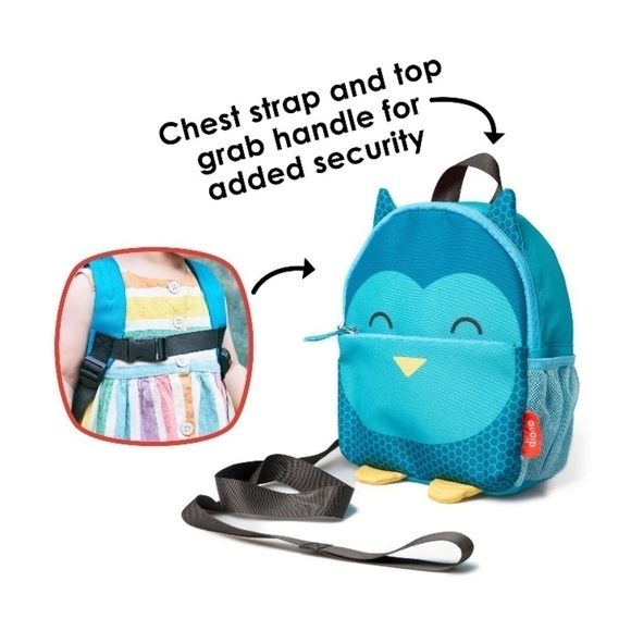 🔥NWT🔥 Diono Character Kids Mini Backpack Toddler Leash and Harness, Owl - Picture 1 of 11